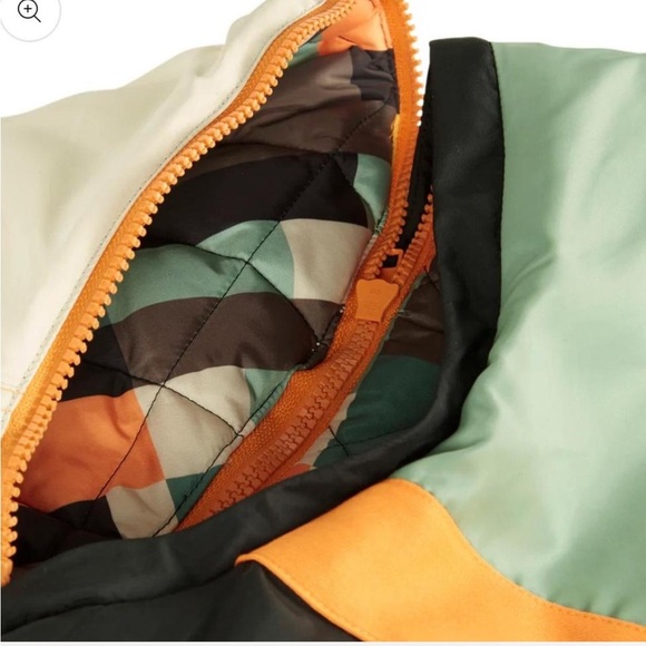 Reversible Puma x Black Fives Orange and Green Bomber Jacket Size Small - Picture 5 of 8